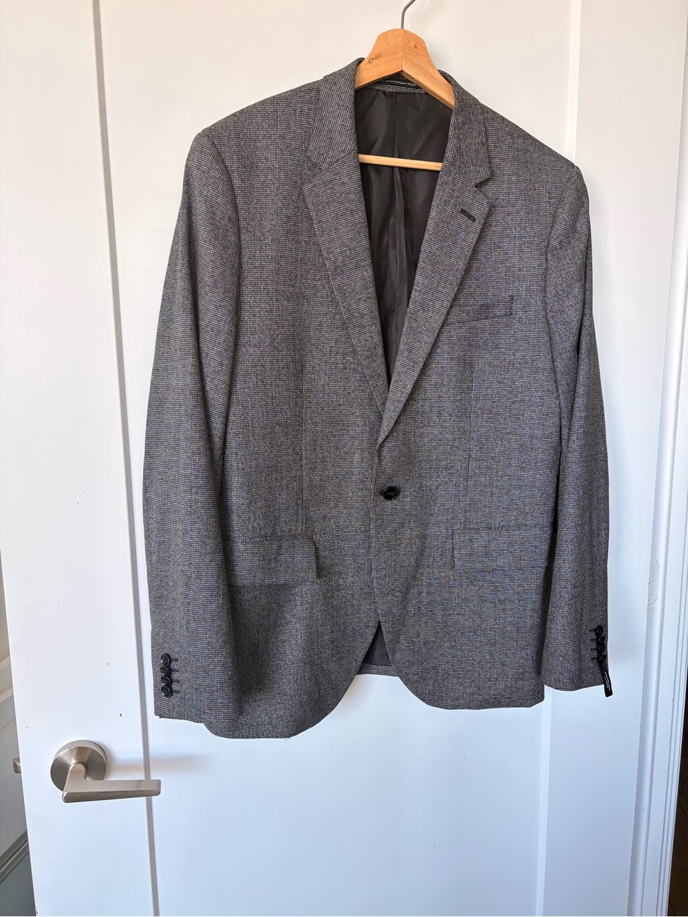 H&M Gray brand new Men's Single-Breasted Blazer